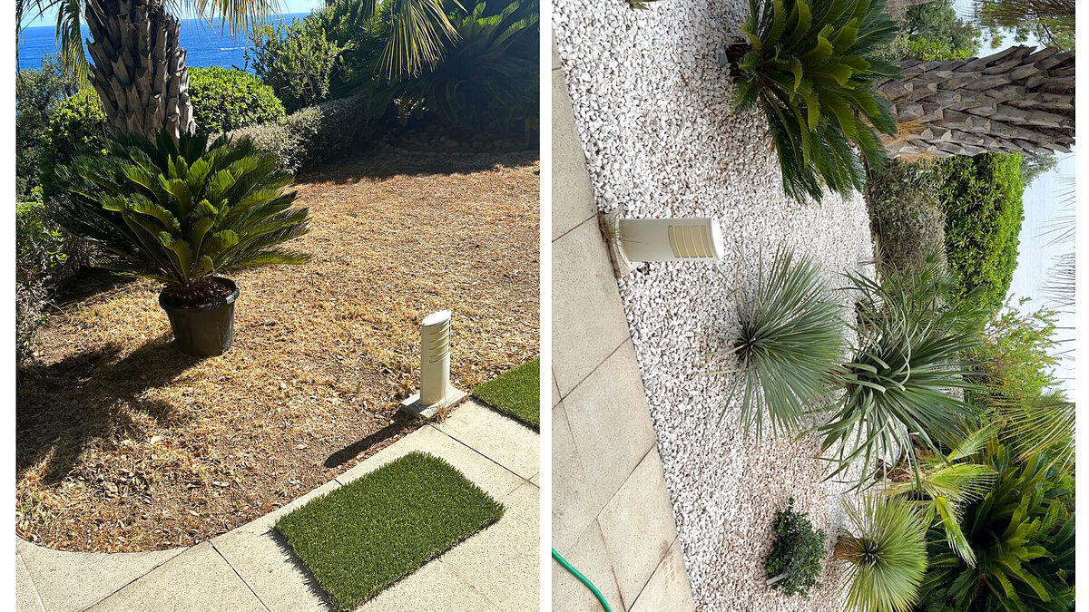Jardin Côte d'Azur vue mer Var